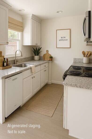 AI Virtual Staging - 631 S Glassell St