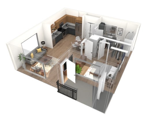 The Dillon One Bedroom - The Dillon Luxury Apartments