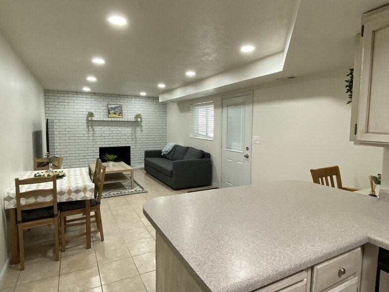 Living room and front door - 2243 E 10300 S