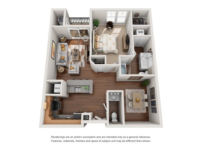 Floorplan - The Tuscany Apartments