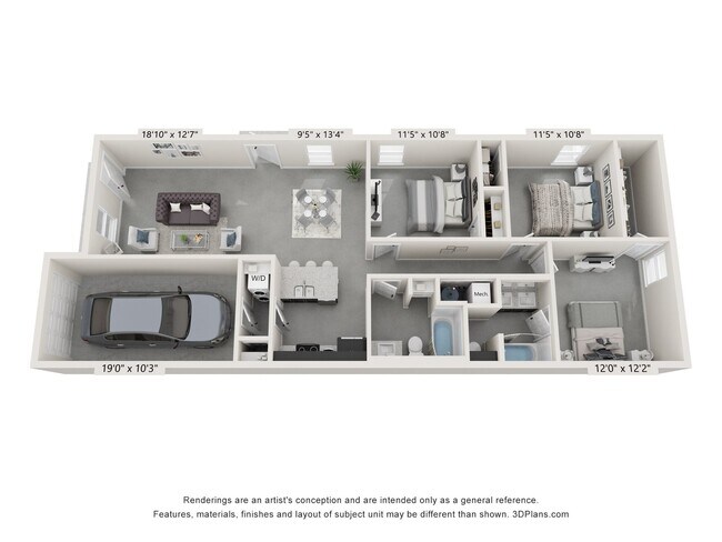 Floorplan - The Laramie at Indian Trail