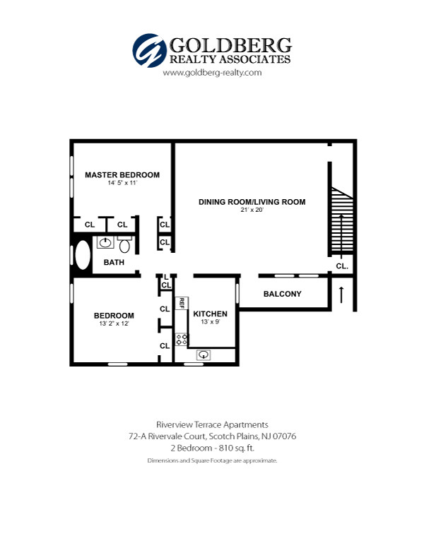 Floorplan - Riverview Terrace Apartments