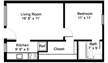 1BR/1BA - Livermore Heights Apartments