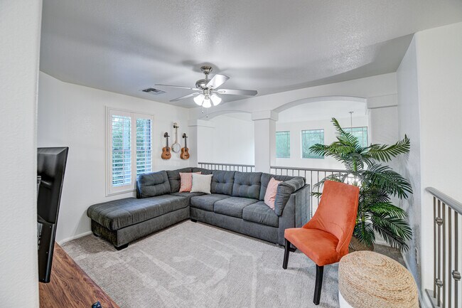 TV Area in Loft - 4222 E Bonanza Rd