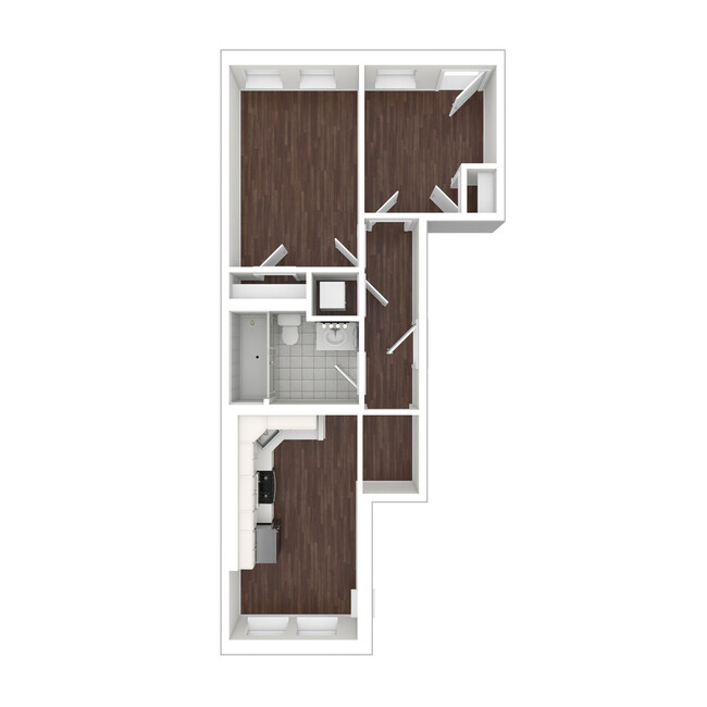 Floorplan - Clearway Apartments