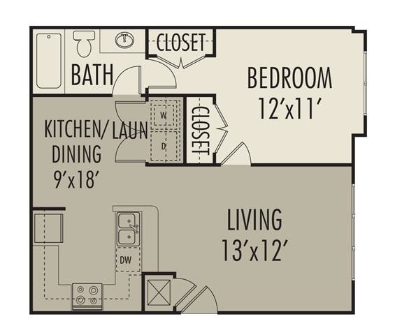 Floorplan - Gateway Park Apartments