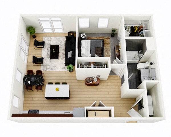 Floorplan - Adams Edge Apartments