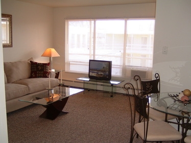 Living Room - Silverstone Apartments