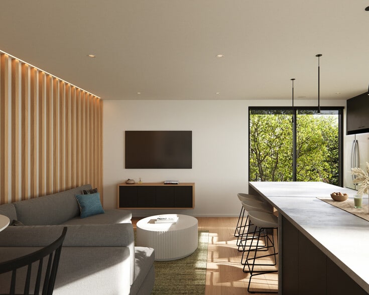Shared Kitchen & Living Area - 796 Stewart Ave