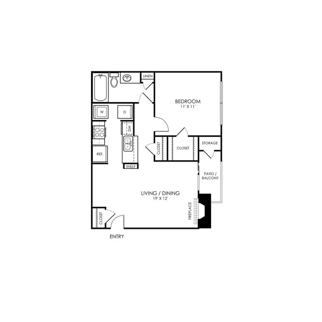 Floorplan - Knowlton Apartment Homes