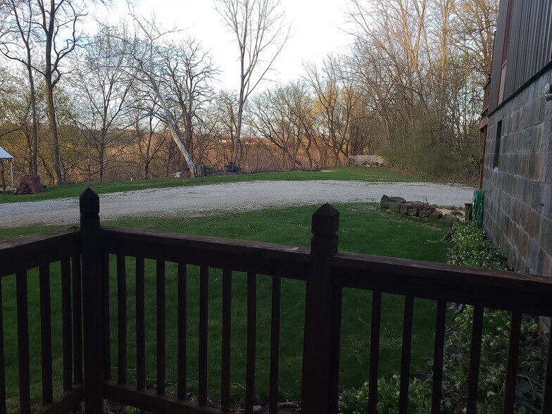 Backyard from patio - 277 Bluff St