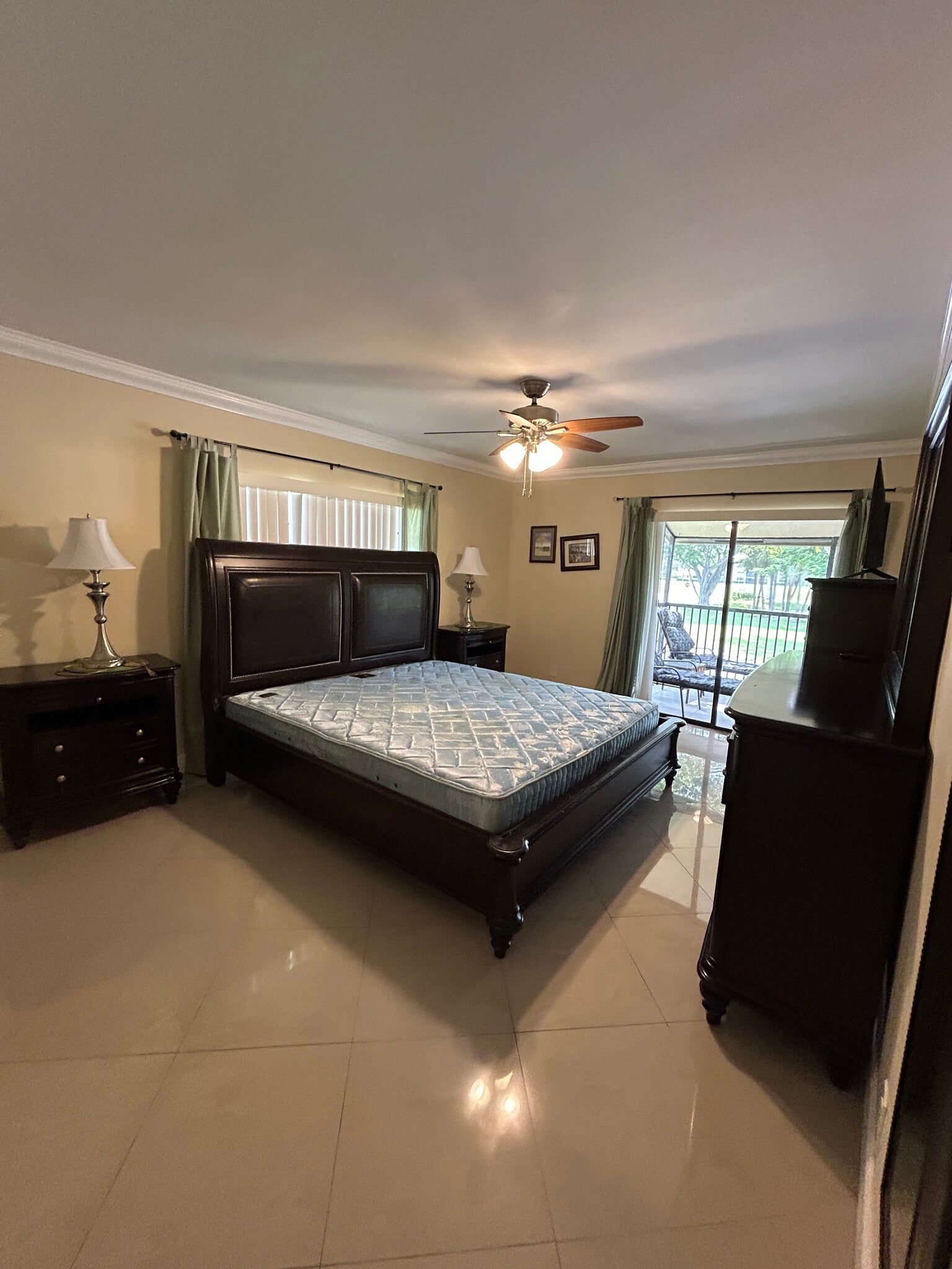 Master king bed set with two night stands two dressers and smart TV - 225 Deer Creek Blvd
