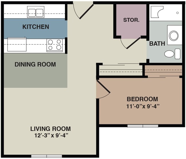 Floorplan - Beadle Plaza Apartments