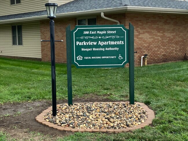 Property Sign - 100 E Maple St