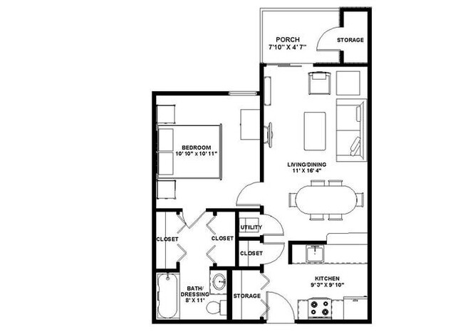 Floorplan - Villas On Lash