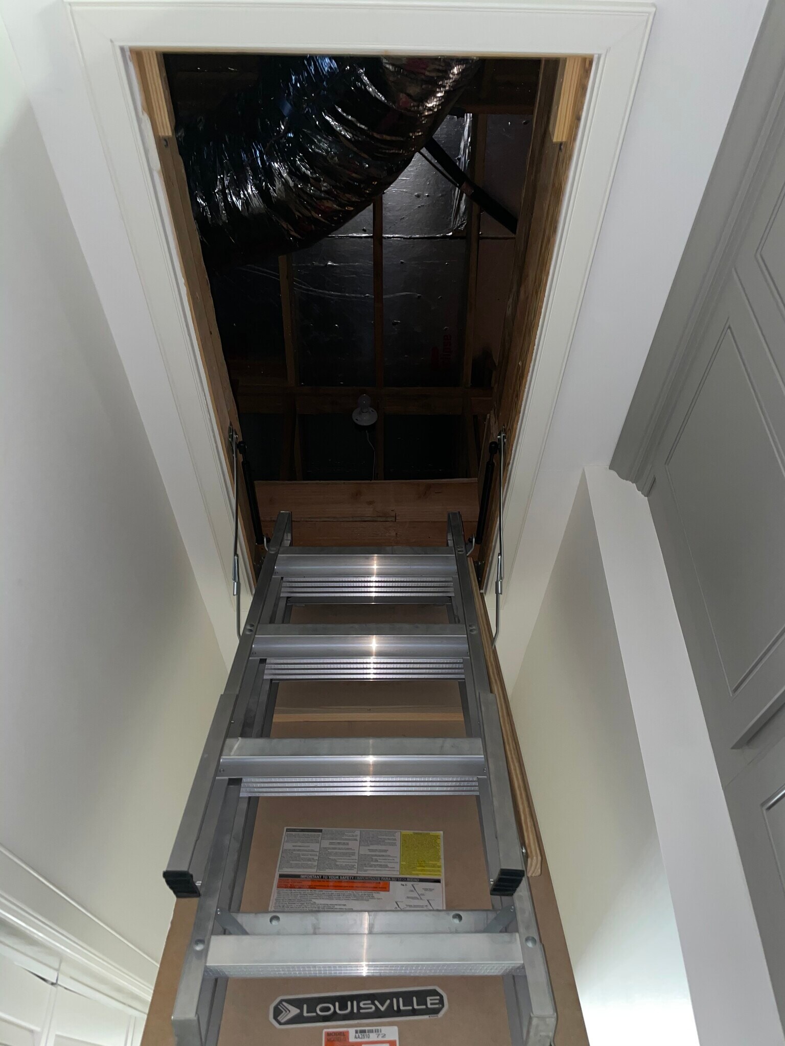 Large enough to stand upright in attic - 6227 Atoll Ave