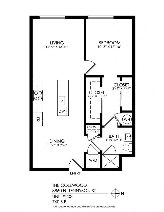 Floorplan - Colewood Apartments