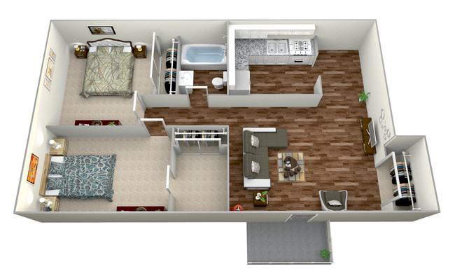 Floorplan - Mesa Vista Apartment Homes