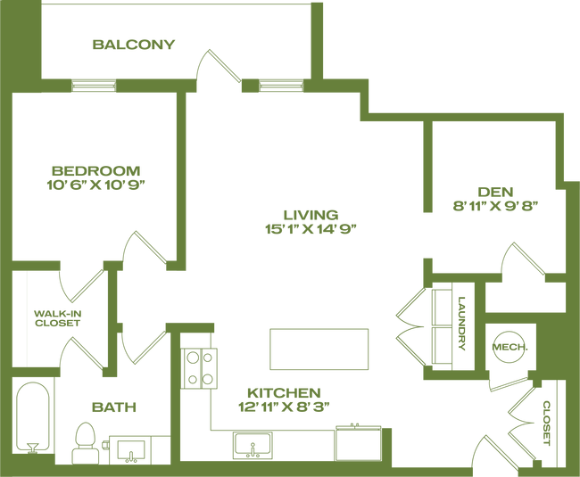 Floorplan - Artifact NoDa