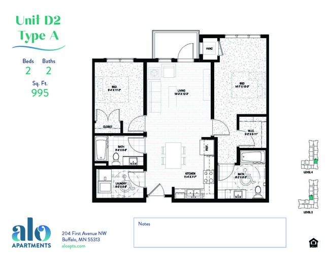 Floorplan - Alo Apartments
