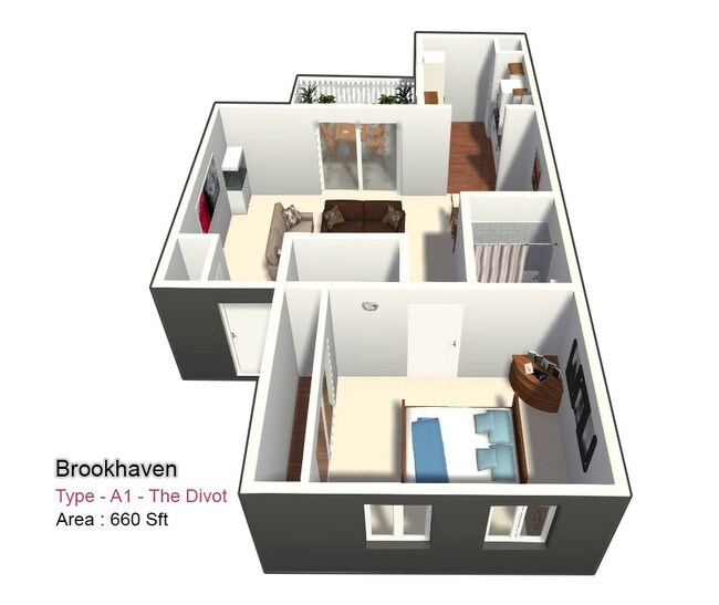 One Bed / One Bath - Brookhaven