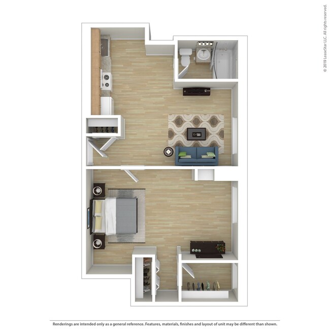 Floorplan - Museum Park Apartments