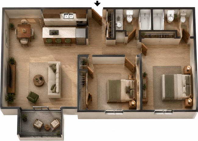 Floorplan - Candlewyck Apartments