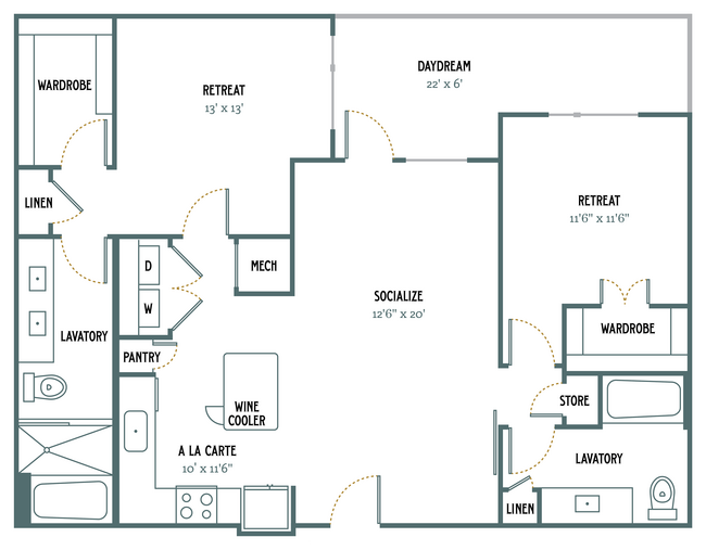 Floorplan - Gatsby on Ross