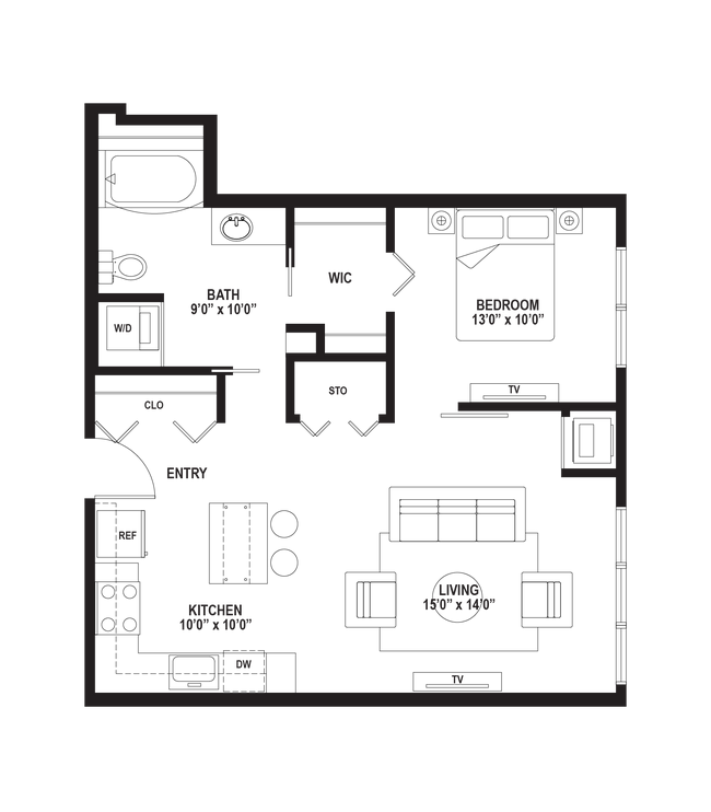 Floorplan - The Ellory
