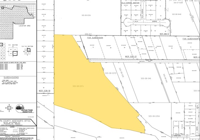 Plat Map - Palm Drive Manufactured Home Park