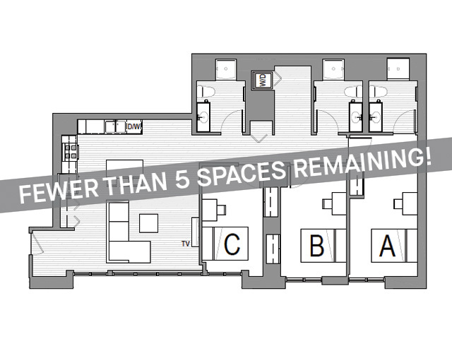 3x3 F - Fewer than 5 Spaces Remaining! - Student | Rise at Riverfront Crossings