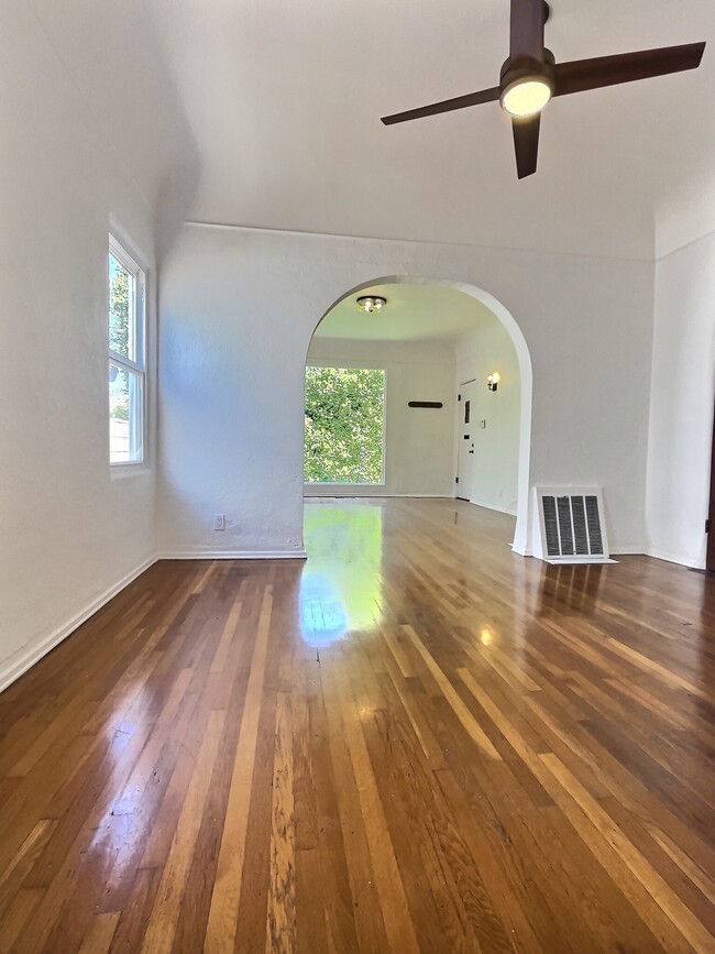 View from kitchen to dining room and living room - 545 N Vista St