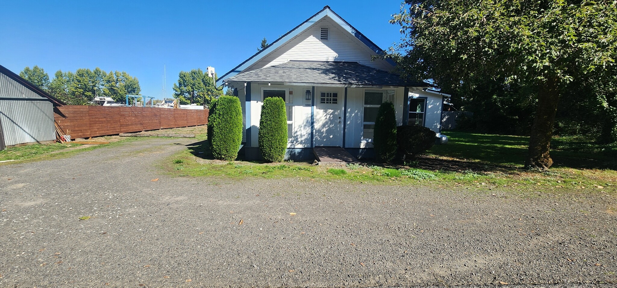 Front of home from street - 12902 NW Marina Way