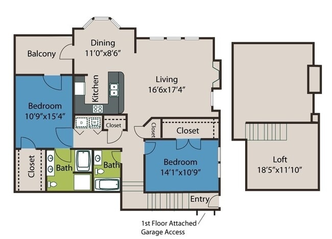 Floorplan - Joule on Memorial