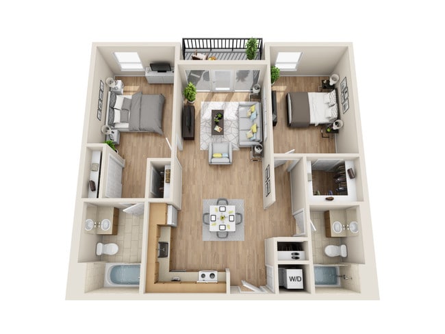 Layout F - Maya Apartments