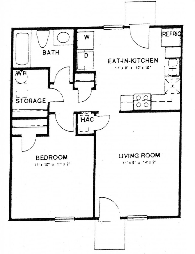 1BR/1BA - Conway Park Apartments