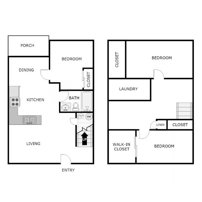 Floorplan - NICHOLASVILLE GREENS TOWNHOMES