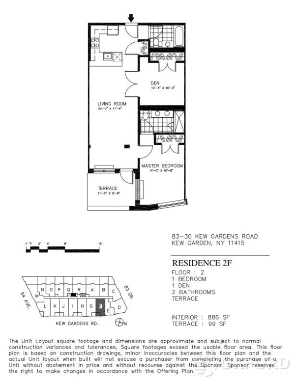 2BR/2BA - Classic at Kew Gardens