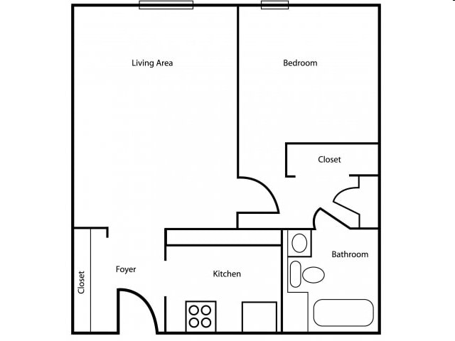 1BR/1BA - Abundant Life Towers II