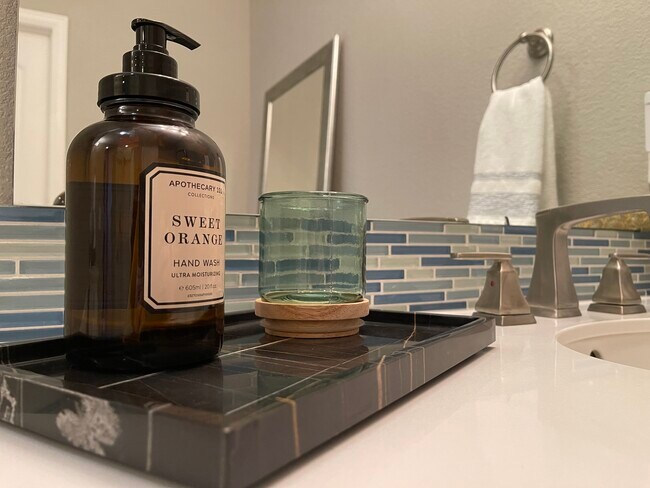 Master bath- extra designer touches! - 1410 Promontory Bluff Vw