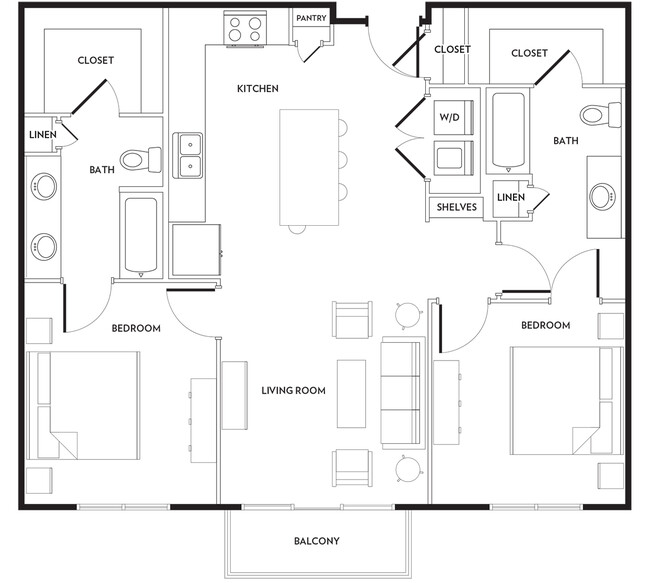 Floorplan - Rivera on Broadway Apartments