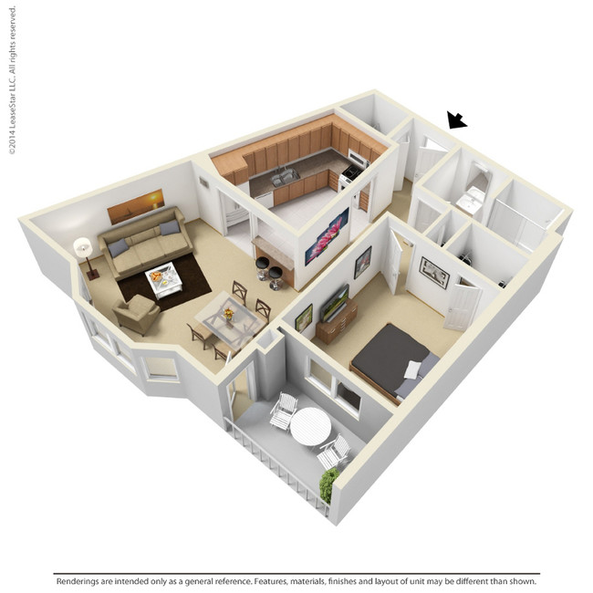 Floorplan - Vernon Oaks Apartments