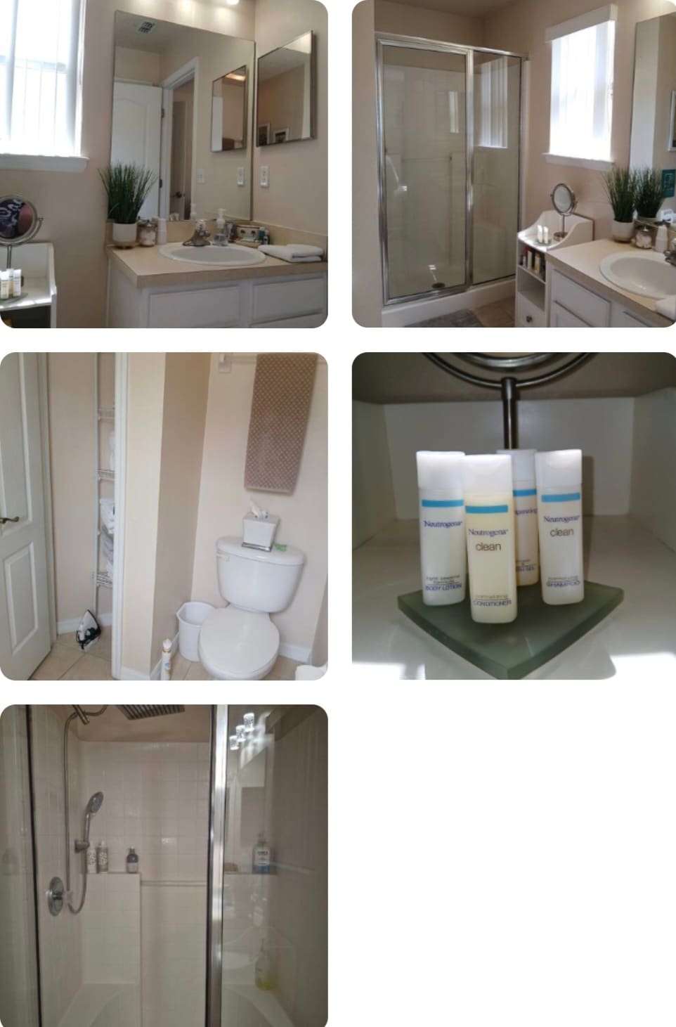 Your own bathroom with a new rainfall shower & toiletries, towels, wash clothes etc. - 278 Blue Jay Way