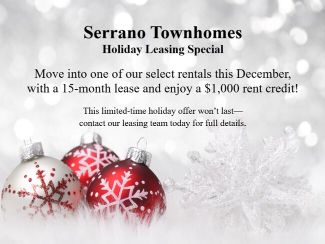 Primary Photo - December Move In Special at Serrano - $1,000 Credit w/ a 15 Month Lease!