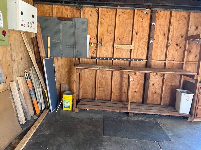 Garage work area - 4915 Loughborough Ave