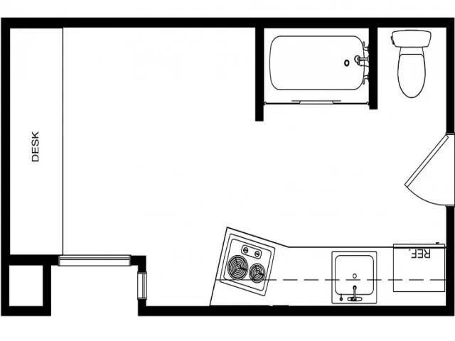 Floorplan - The 211 Apartments