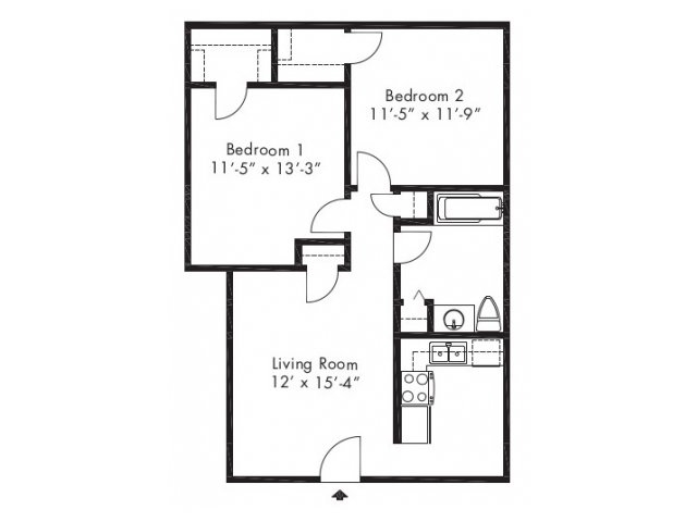 2BR/1BA - Autumn Lane Apartments