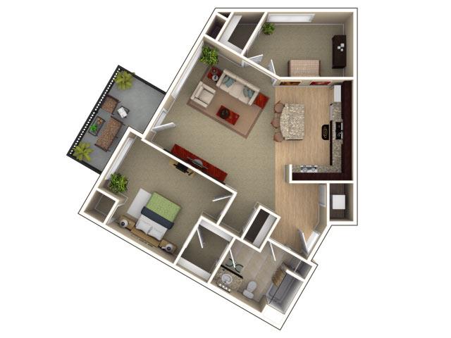 Floorplan - The View at Long Lake