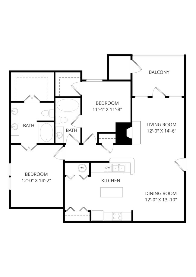 Floorplan - Stoneleigh on May Apartment Homes