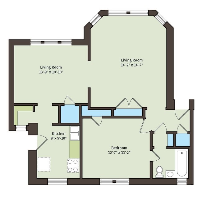 Floorplan - 5034-5046 S. Woodlawn Avenue